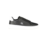 Calvin Klein Black Leather Men Sneaker - Sneakers