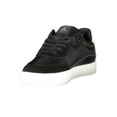 Calvin Klein Black Leather Men Sneaker - Sneakers