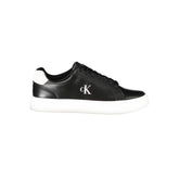 Calvin Klein Black Leather Men Sneaker - Sneakers