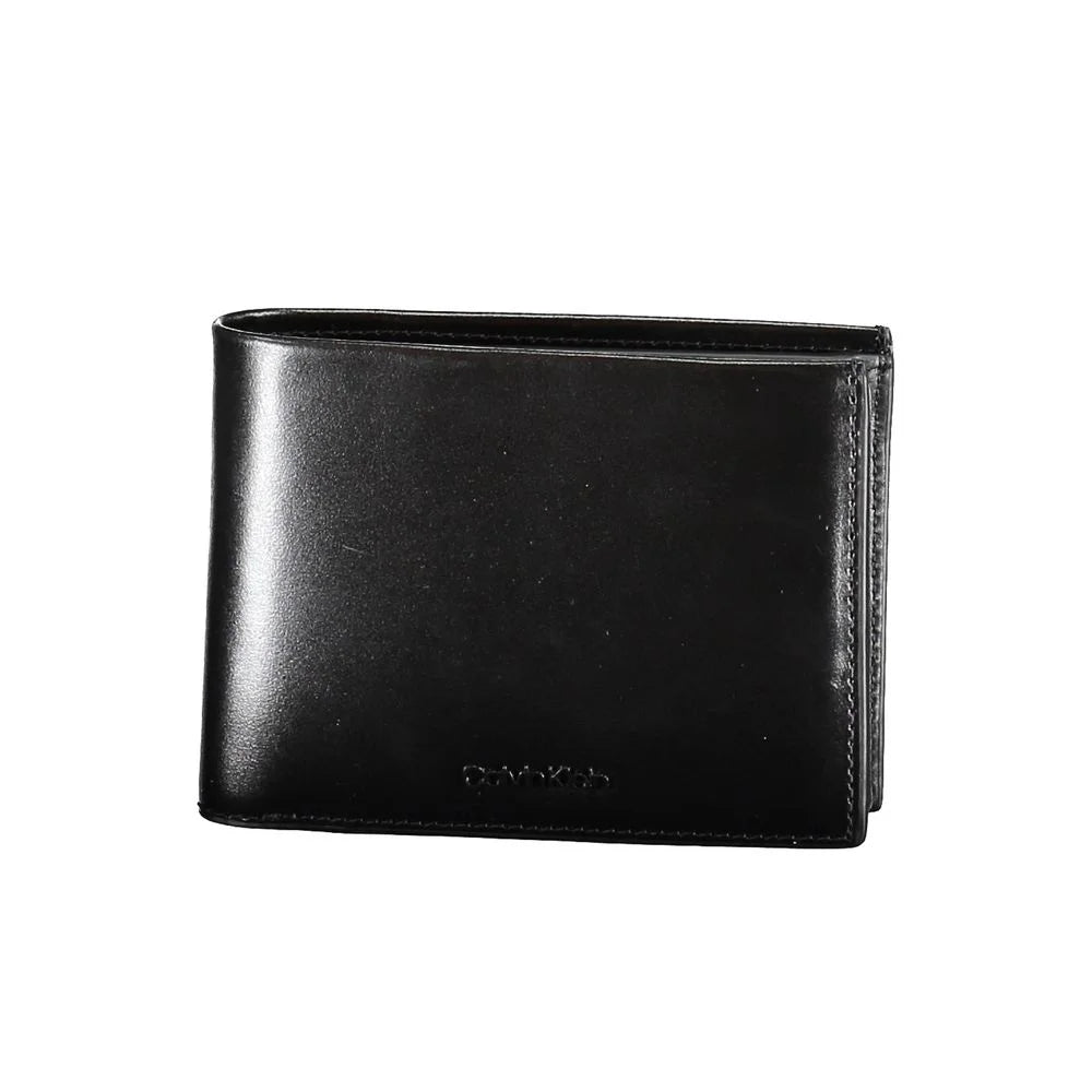 Calvin Klein Black Leather Men Wallet - Wallets