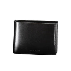Calvin Klein Black Leather Men Wallet - Wallets