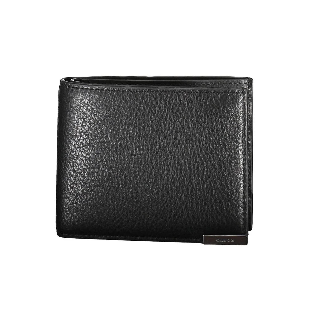Calvin Klein Black Leather Men Wallet - Wallets