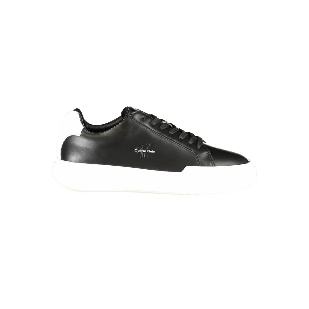 Calvin Klein Black Leather Men’s Sneaker