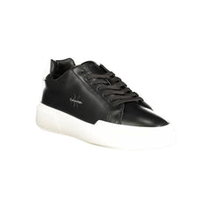 Calvin Klein Black Leather Men’s Sneaker - Sneakers