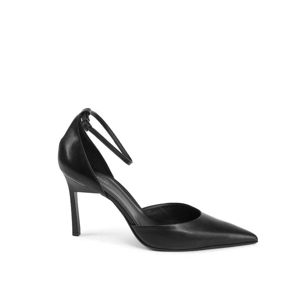 Calvin Klein Black Leather Pumps - EU39/US9