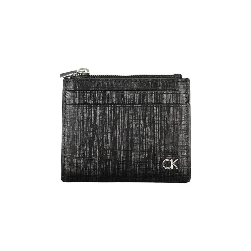 Calvin Klein Black Leather Wallet - Card Cases