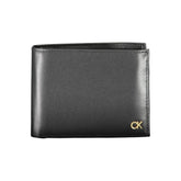 Calvin Klein Black Leather Wallet - Wallets