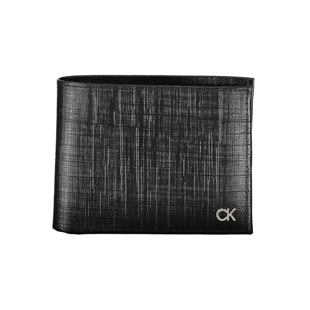 Calvin Klein Black Leather Wallet - Wallets