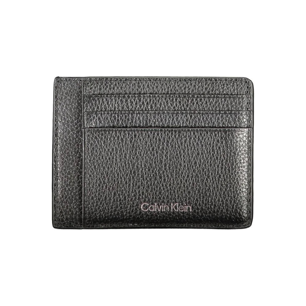Calvin Klein Black Leather Wallet - Wallets