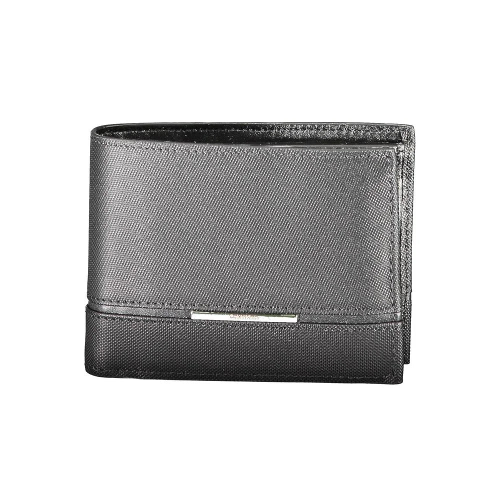 Calvin Klein Black Leather Wallet - Wallets