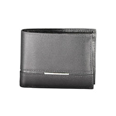 Calvin Klein Black Leather Wallet - Wallets