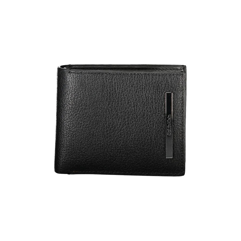 Calvin Klein Black Leather Wallet - Wallets