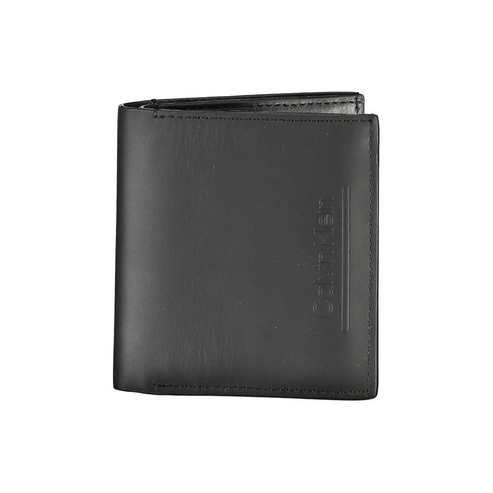 Calvin Klein Black Leather Wallet - Wallets