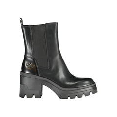 Calvin Klein Black Leather Women Boot - EU39/US9