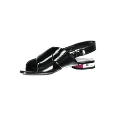 Calvin Klein Black Leather Women Sandal - Sandals