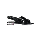 Calvin Klein Black Leather Women Sandal - Sandals