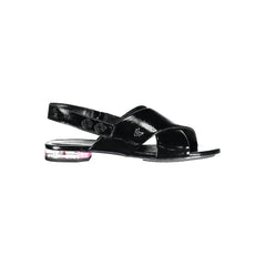 Calvin Klein Black Leather Women Sandal - Sandals