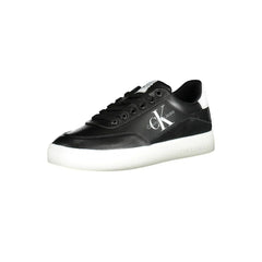 Calvin Klein Black Leather Women Sneaker - EU41/US11 - Sneakers