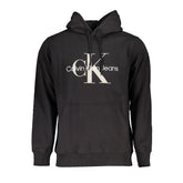 Calvin Klein Black Organic Cotton Men Sweater - XXL - Hoodies
