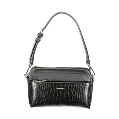 Calvin Klein Black Polyester Handbag - Cross Body Bags