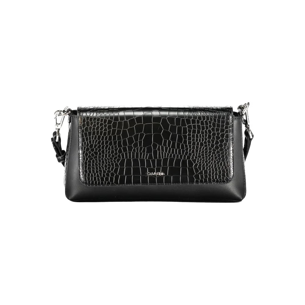 Calvin Klein Black Polyester Handbag - Cross Body Bags