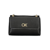 Calvin Klein Black Polyester Handbag - Cross Body Bags