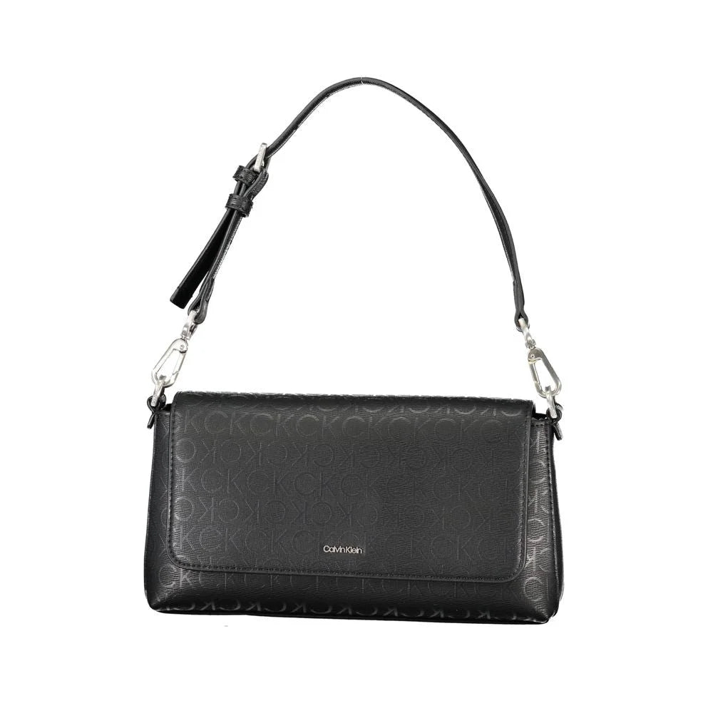 Calvin Klein Black Polyester Handbag - Cross Body Bags