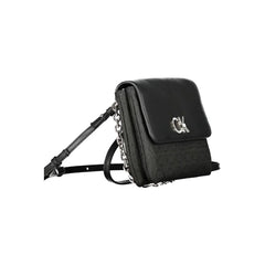 Calvin Klein Black Polyester Handbag - Cross Body Bags