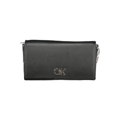 Calvin Klein Black Polyester Handbag - Cross Body Bags