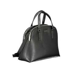 Calvin Klein Black Polyester Handbag - Satchel Bags