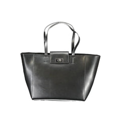 Calvin Klein Black Polyester Handbag - Shopper Bags