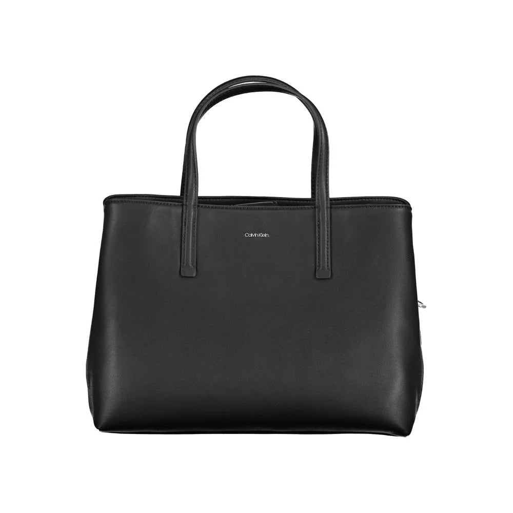 Calvin Klein Black Polyester Handbag - Shopper Bags
