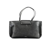 Calvin Klein Black Polyester Handbag - Shoulder Bags