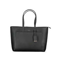 Calvin Klein Black Polyester Handbag - Shoulder Bags
