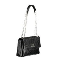 Calvin Klein Black Polyester Handbag - Shoulder Bags