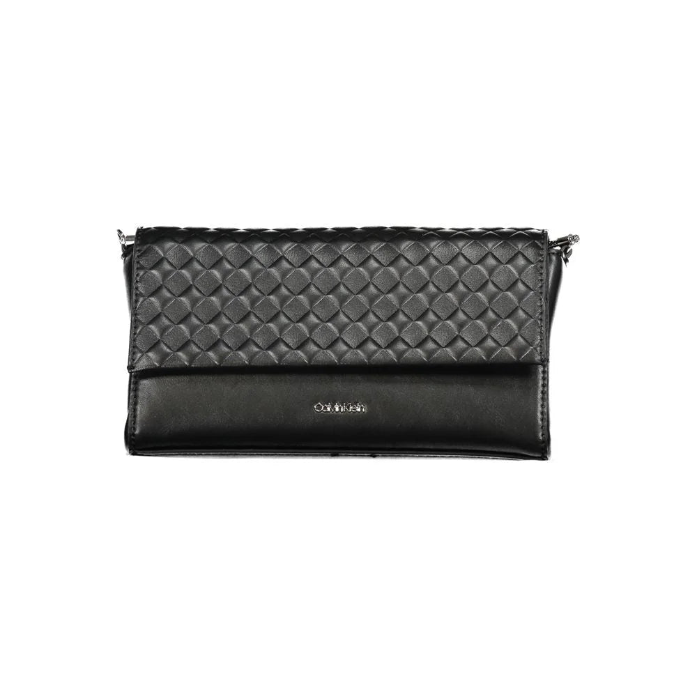 Calvin Klein Black Polyester Handbag - Shoulder Bags