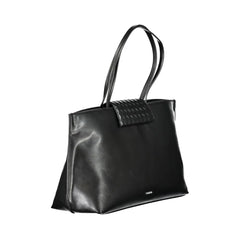 Calvin Klein Black Polyester Handbag - Shoulder Bags
