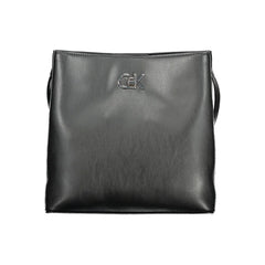 Calvin Klein Black Polyester Handbag - Shoulder Bags