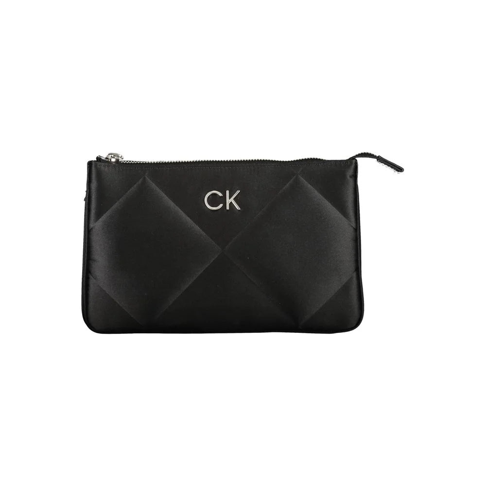 Calvin Klein Black Polyester Handbag - Shoulder Bags