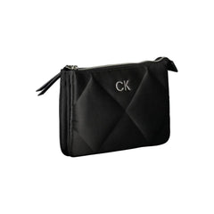 Calvin Klein Black Polyester Handbag - Shoulder Bags