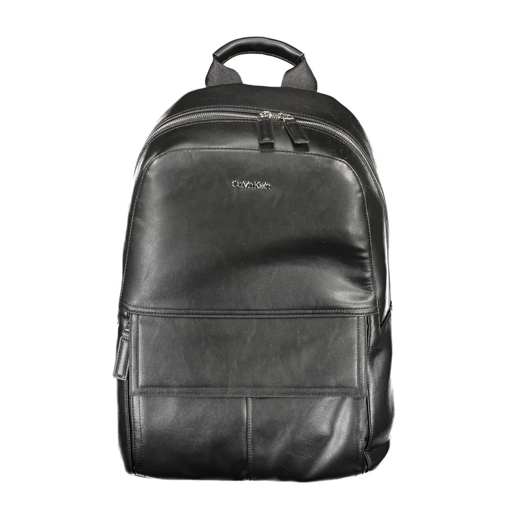 Calvin Klein Black Polyester Men Backpack - Laptop Backpacks