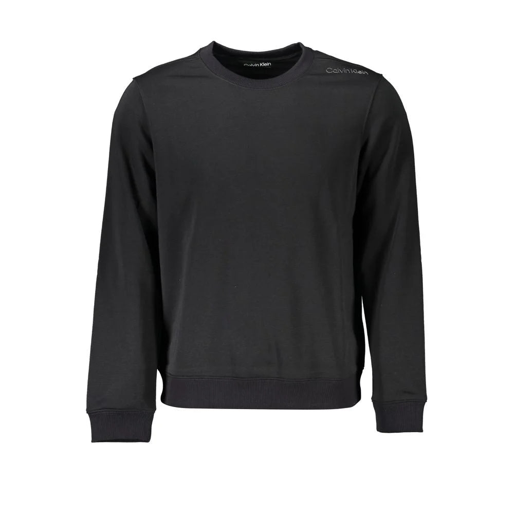 Calvin Klein Black Polyester Men Sweater - Sweatshirts