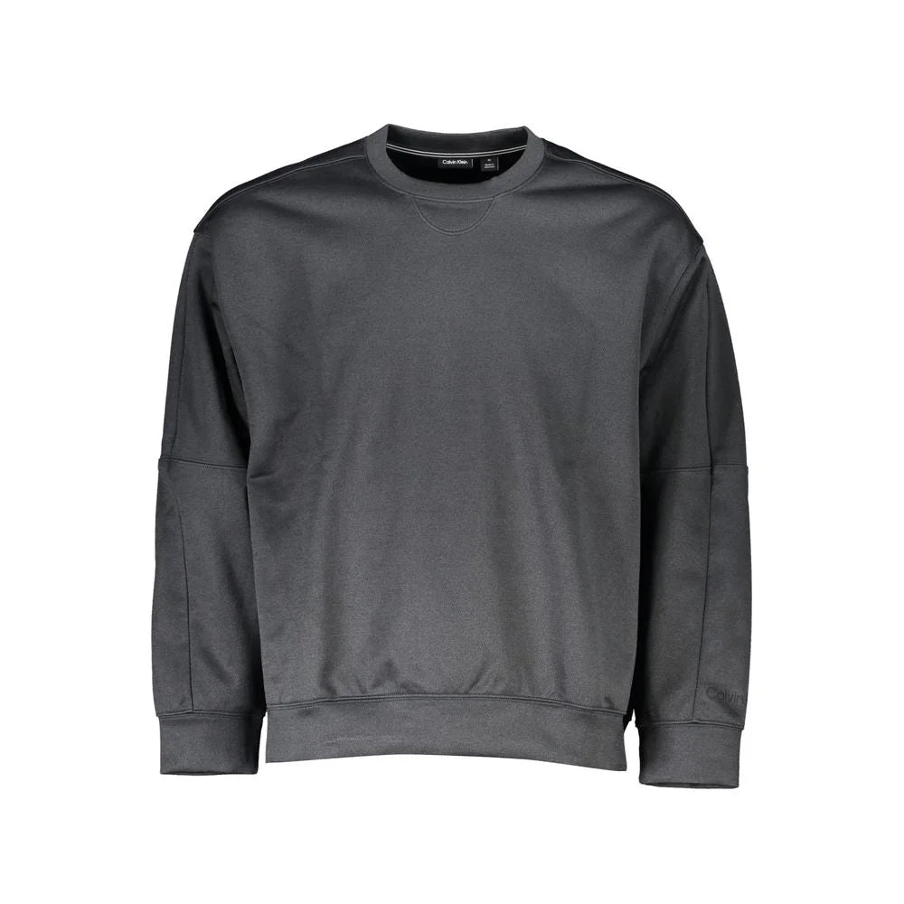 Calvin Klein Black Polyester Men Sweater - Sweatshirts
