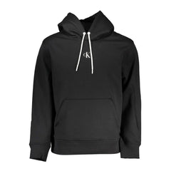 Calvin Klein Black Polyester Men Sweater with Hood - Hoodies