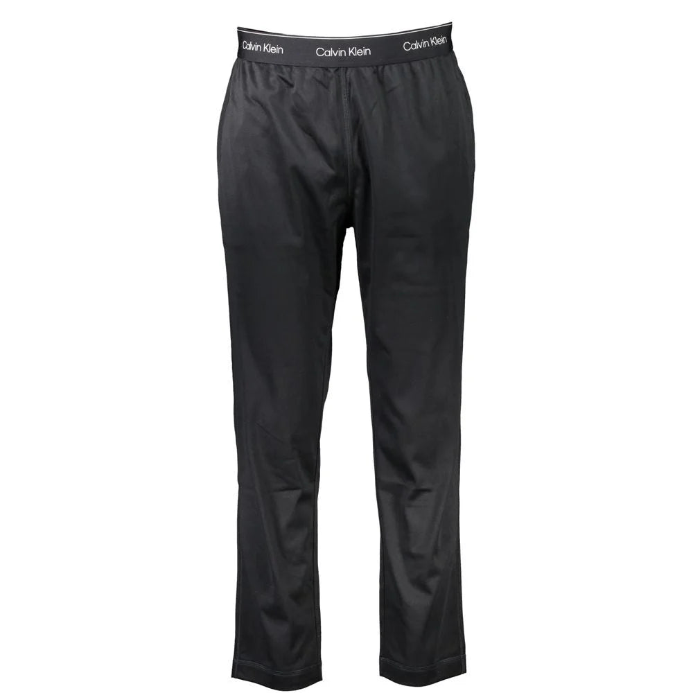 Calvin Klein Black Polyester Pant - Joggers