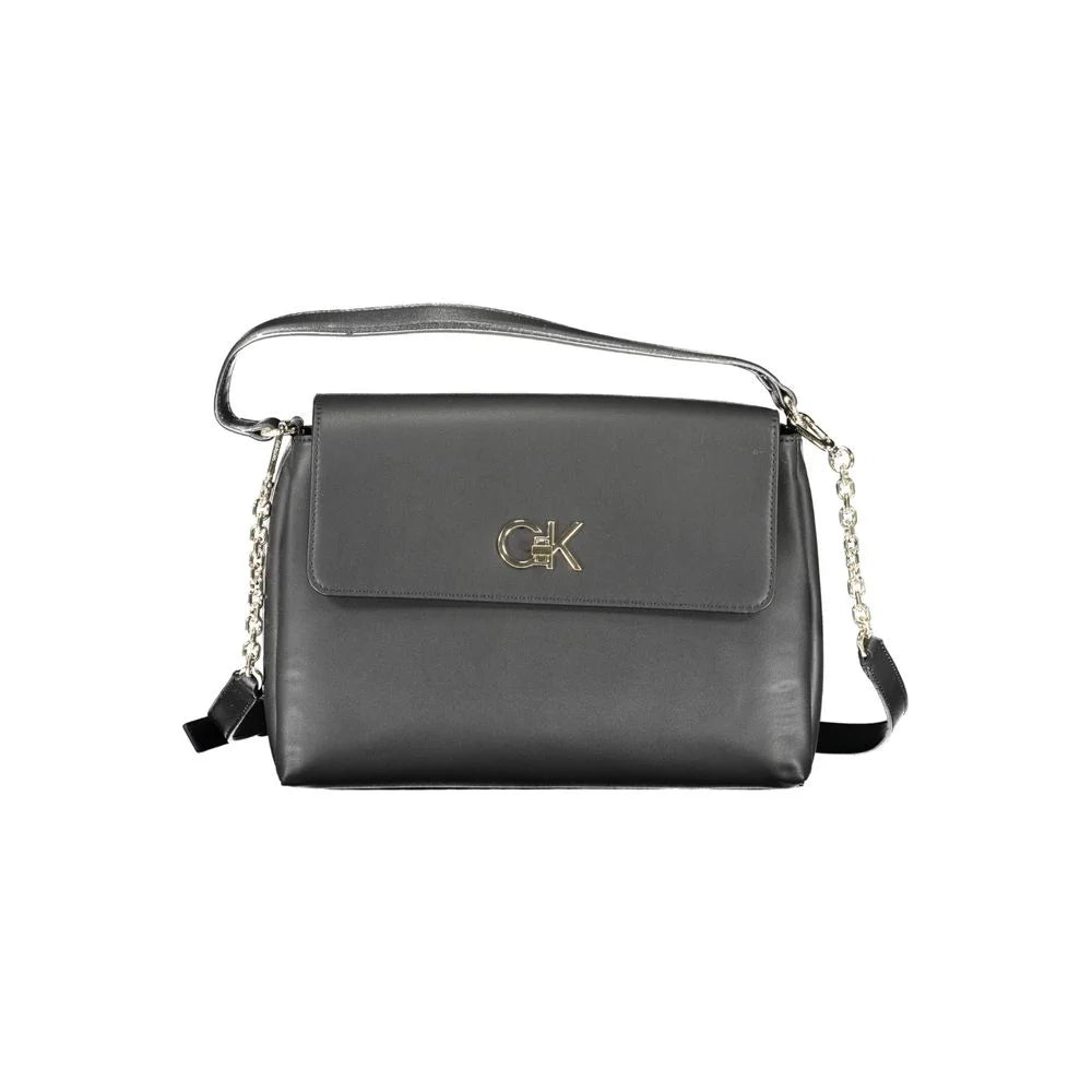 Calvin Klein Black Polyester Women Handbag - Cross Body Bags