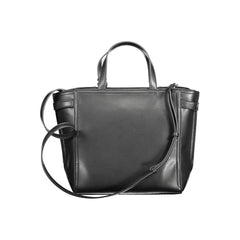 Calvin Klein Black Polyester Women Handbag - Satchel Bags