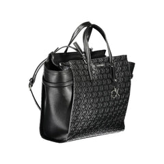 Calvin Klein Black Polyester Women Handbag - Shopper Bags