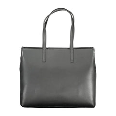 Calvin Klein Black Polyester Women Handbag - Shopper Bags