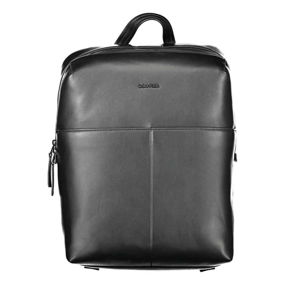 Calvin Klein Black Polyethylene Backpack - Backpacks